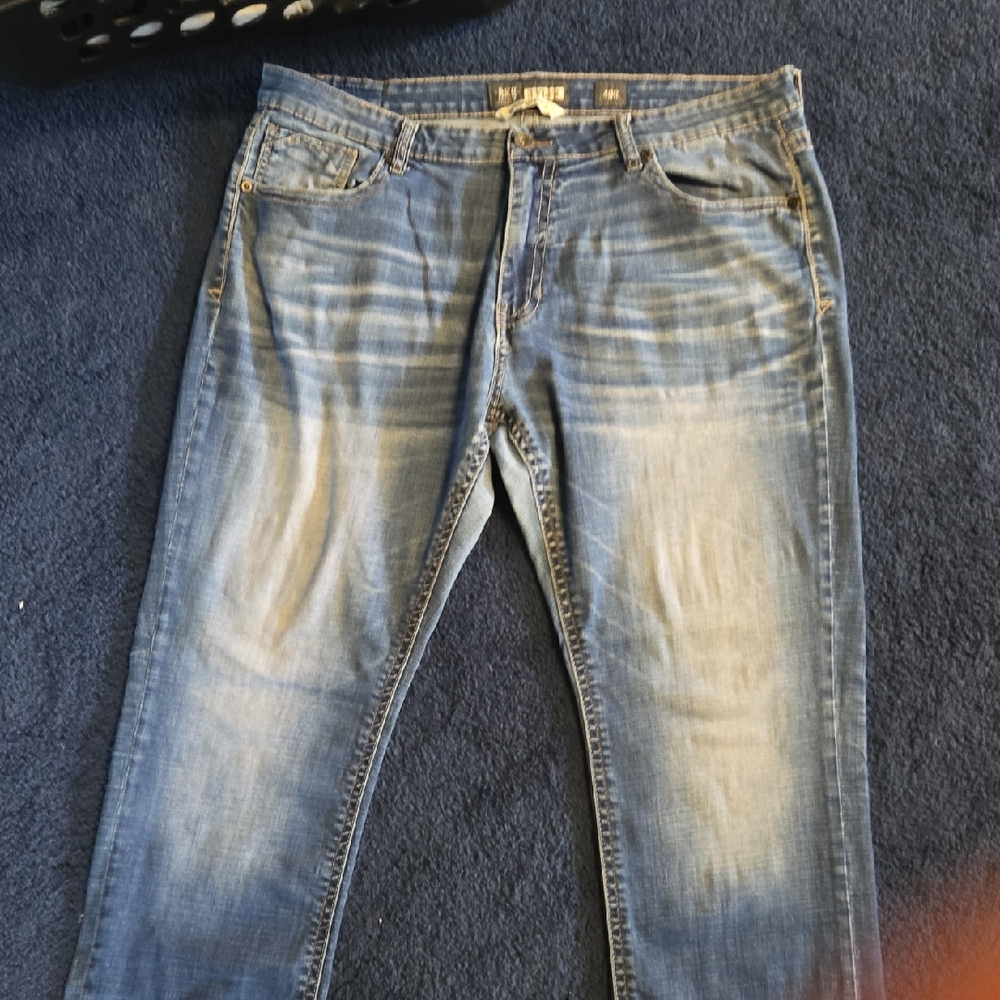 BKE Blue Slim Jeans with Natural Fading